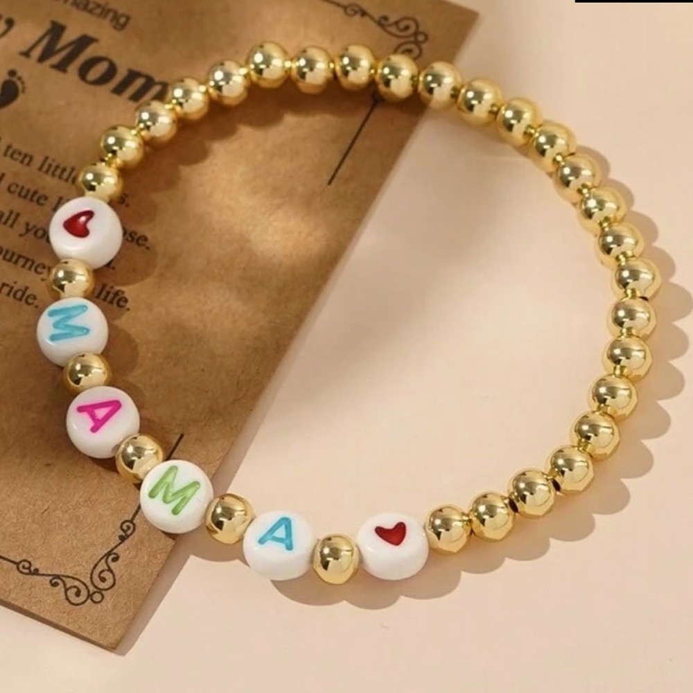 New mom gift, stretch bracelet - Picture 2 of 6